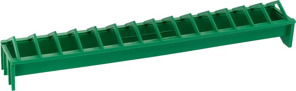 Geflügel Futterbehälter klein rechteckig 50x8x8cm