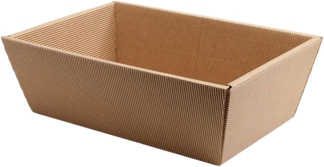 Gift tray outer wave brown 40x27x13cm
