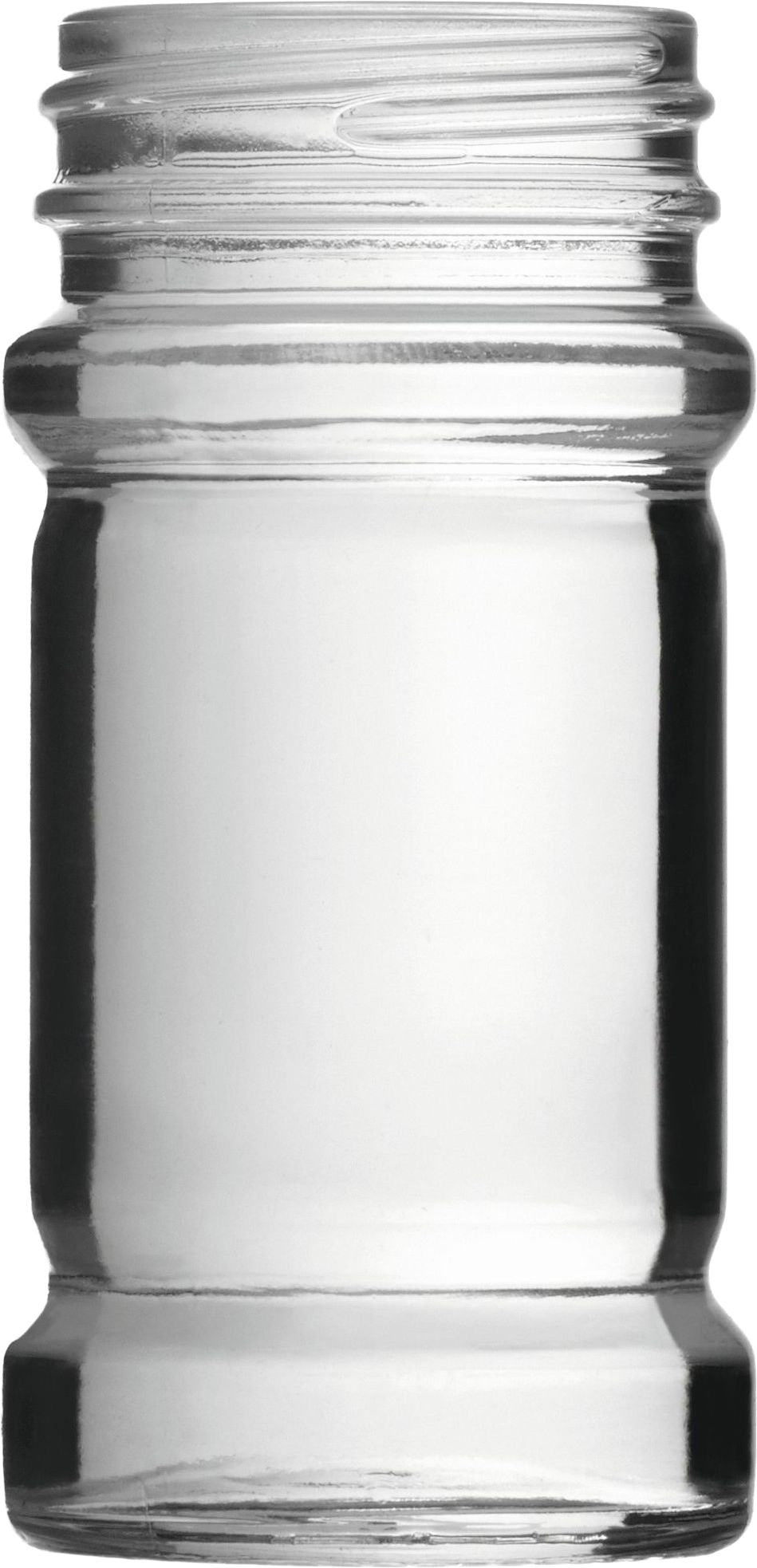 Gewürzglas 75ml weissglas Ø4,5xH9cm