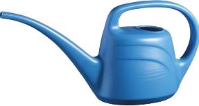 Watering can beak long blue 2lt