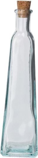 Glasflasche + Kork Pyramide 350CC