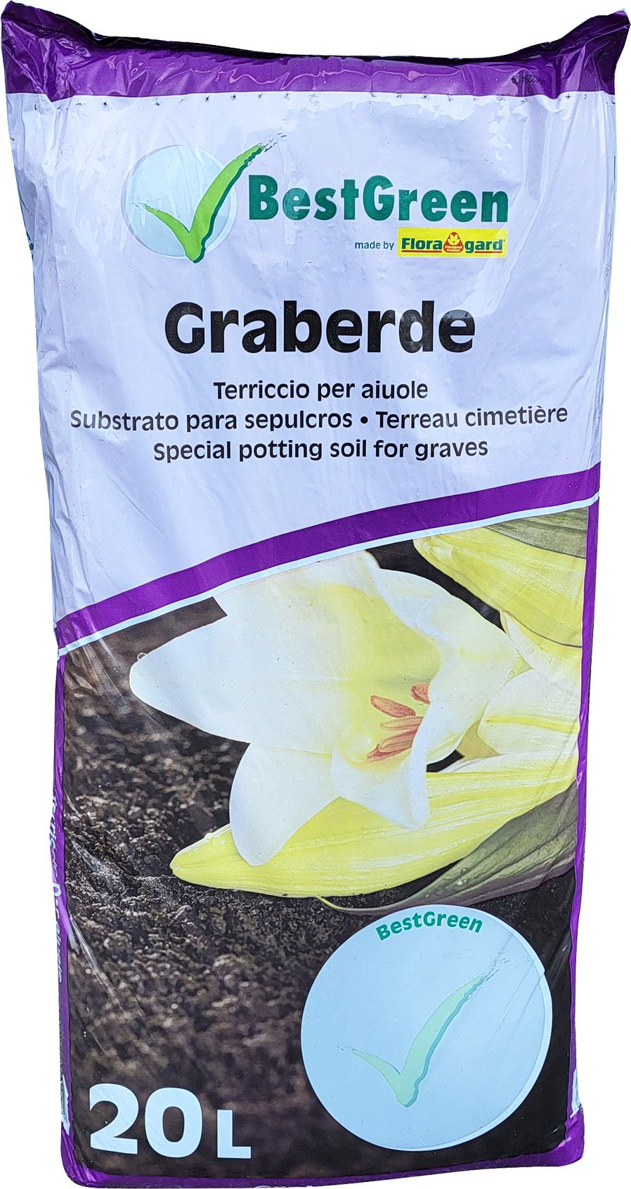 Graberde 20Lt schwarz – 120 St/Pal