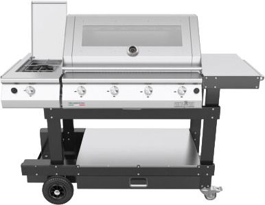 Grill Inox Master 45x75cm 5Burner+vehicle+bonnet