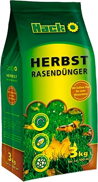 HACK Autumn Lawn Fertiliser 2,5kg 60m²