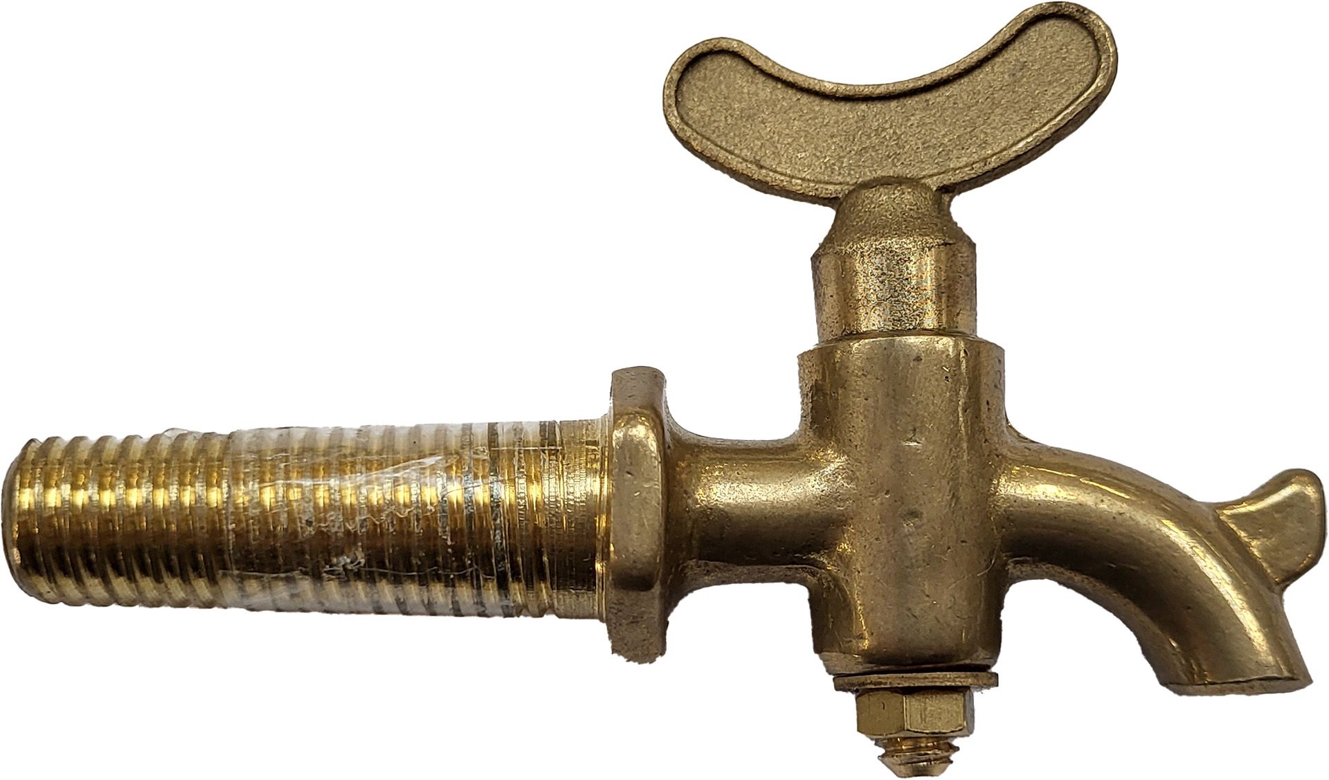 Yellow-brass tap for cask 8mm