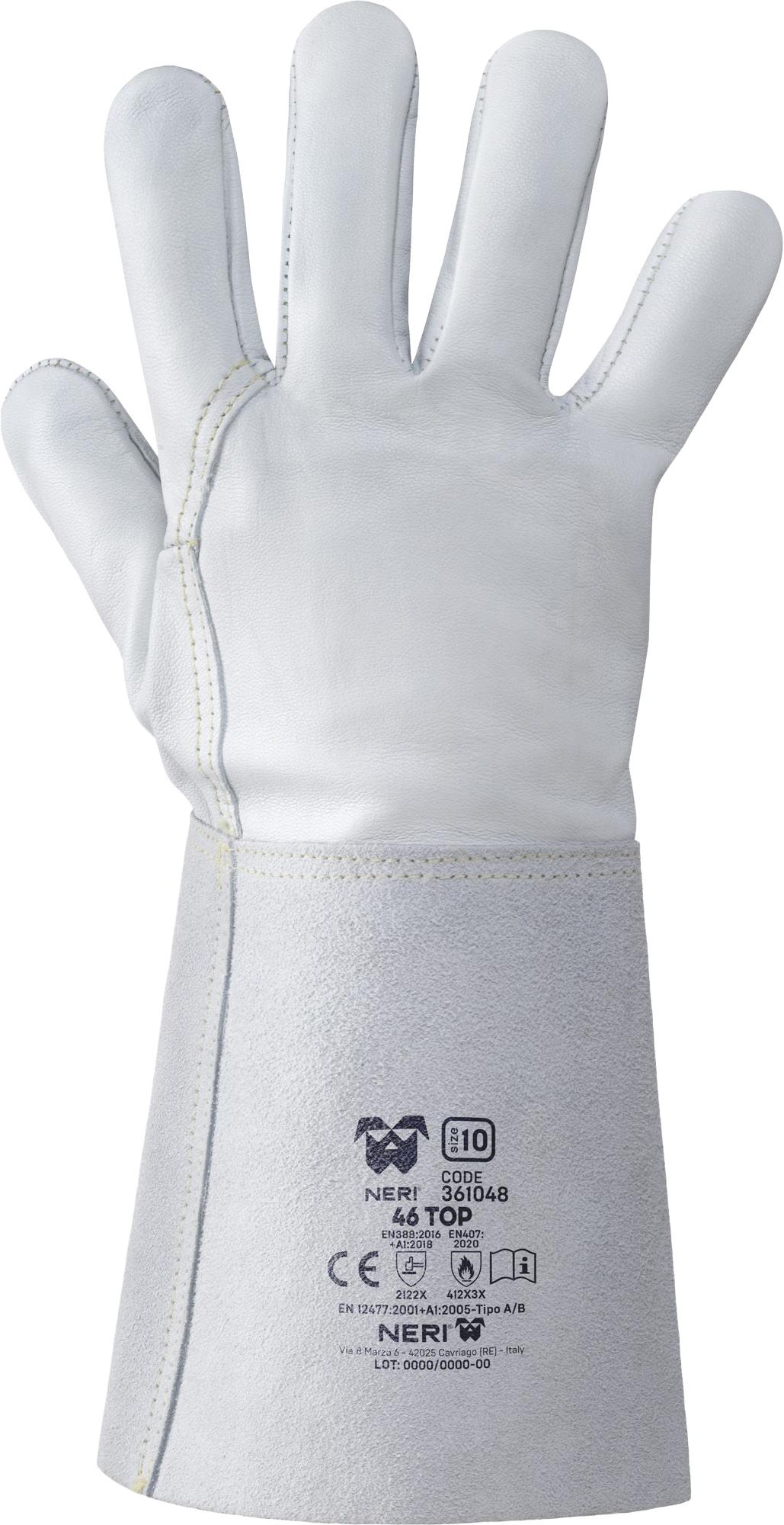 Glove 132/46TOP leather for welders 10/XL