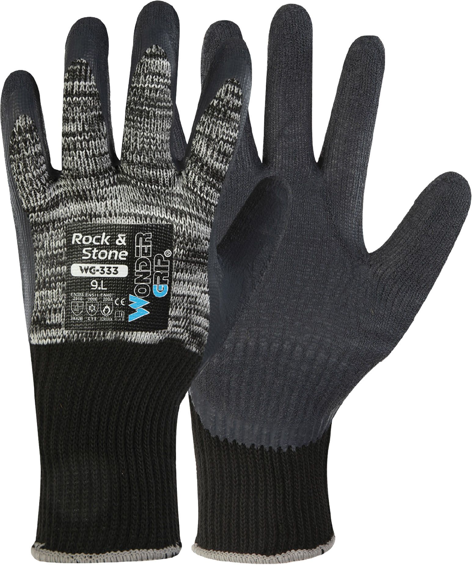Handschuh ROCK&STONES Latex/Polyester 8/M