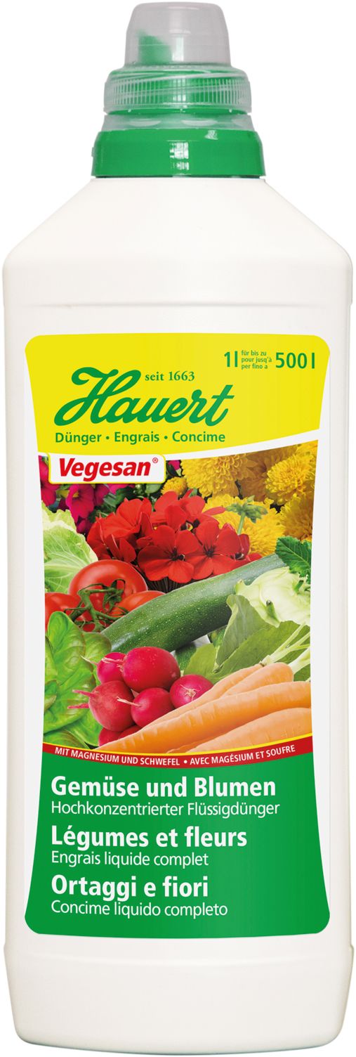 HAU Gemüse & Blumendünger Vegesan 1lt