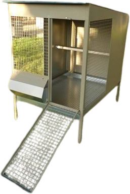 Hen cage 140x78x105cm metall