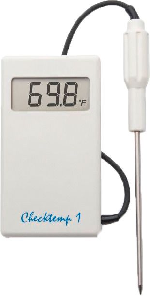 HI Checktemp 1 Thermometer mit 1m Kabel und Sonde