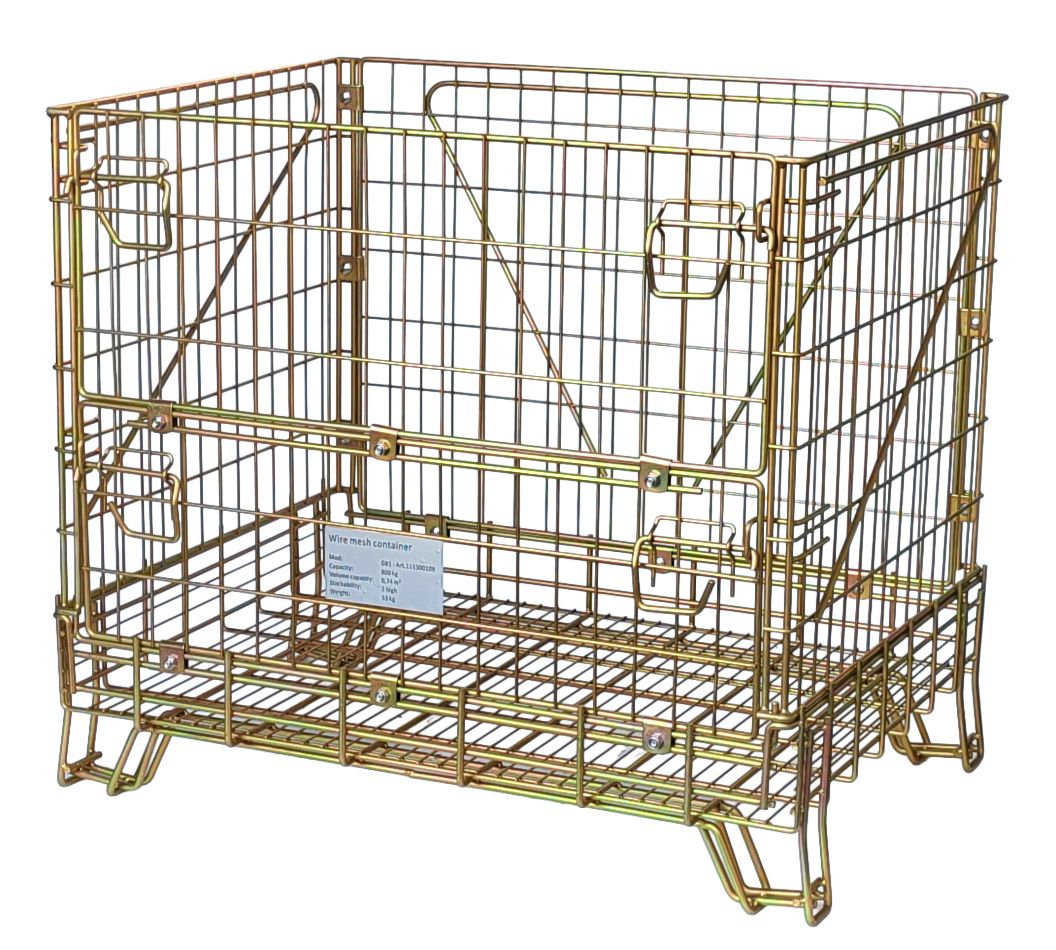 Wire mesh container GB1 114x83x98 52kg