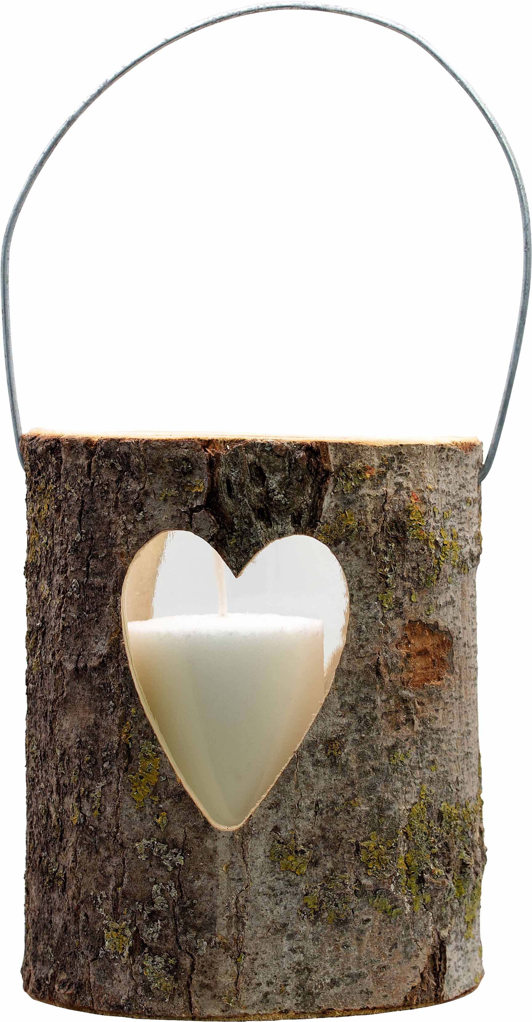 Holzdekolampe Ø160 x H180