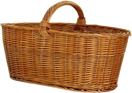 Holzkorb braun 70x46cm H26/40cm