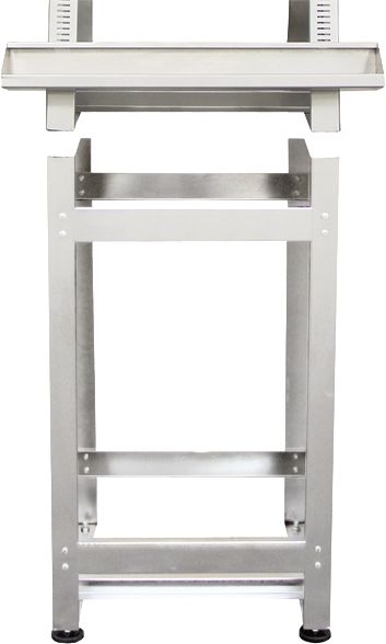 Base for Bottle filler in stainless steel 4 valves