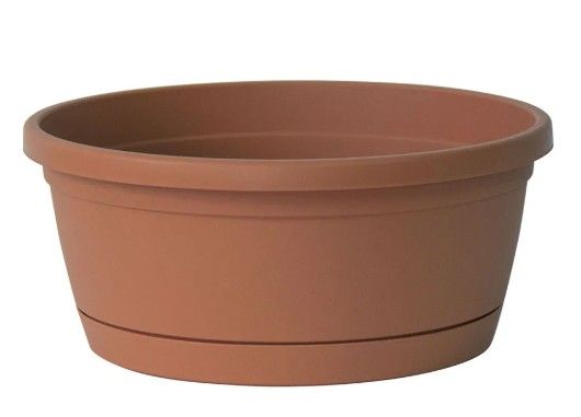 Euro3 Hobby Plantbowl Libis+saucer terracotta 25cm 2427/01#
