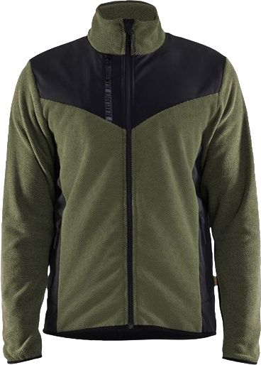 Jacke Strickjacke 5942 Bläkläder grün-schwarz S