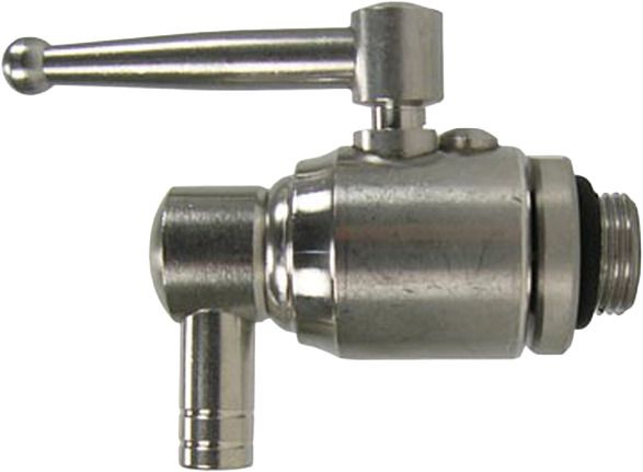 Rubinetto inox Adria 1/2″ con dado + guarnizione