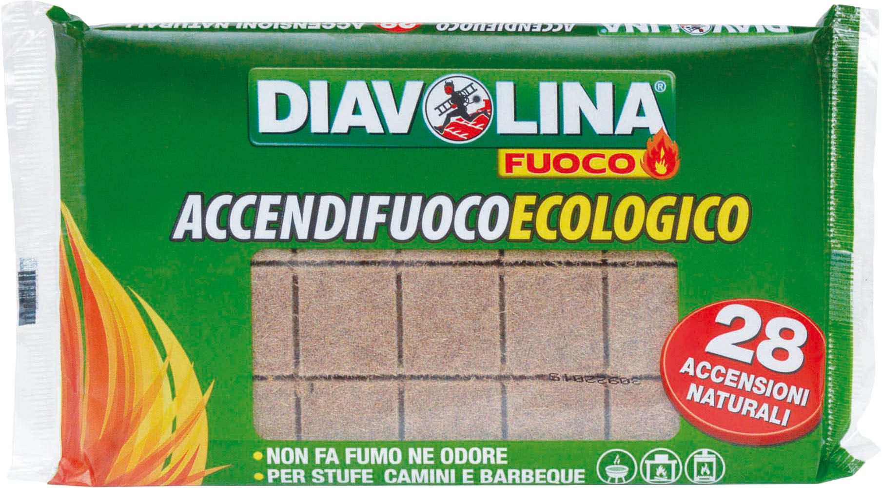 Lighter Diavolina nature 28 cubes