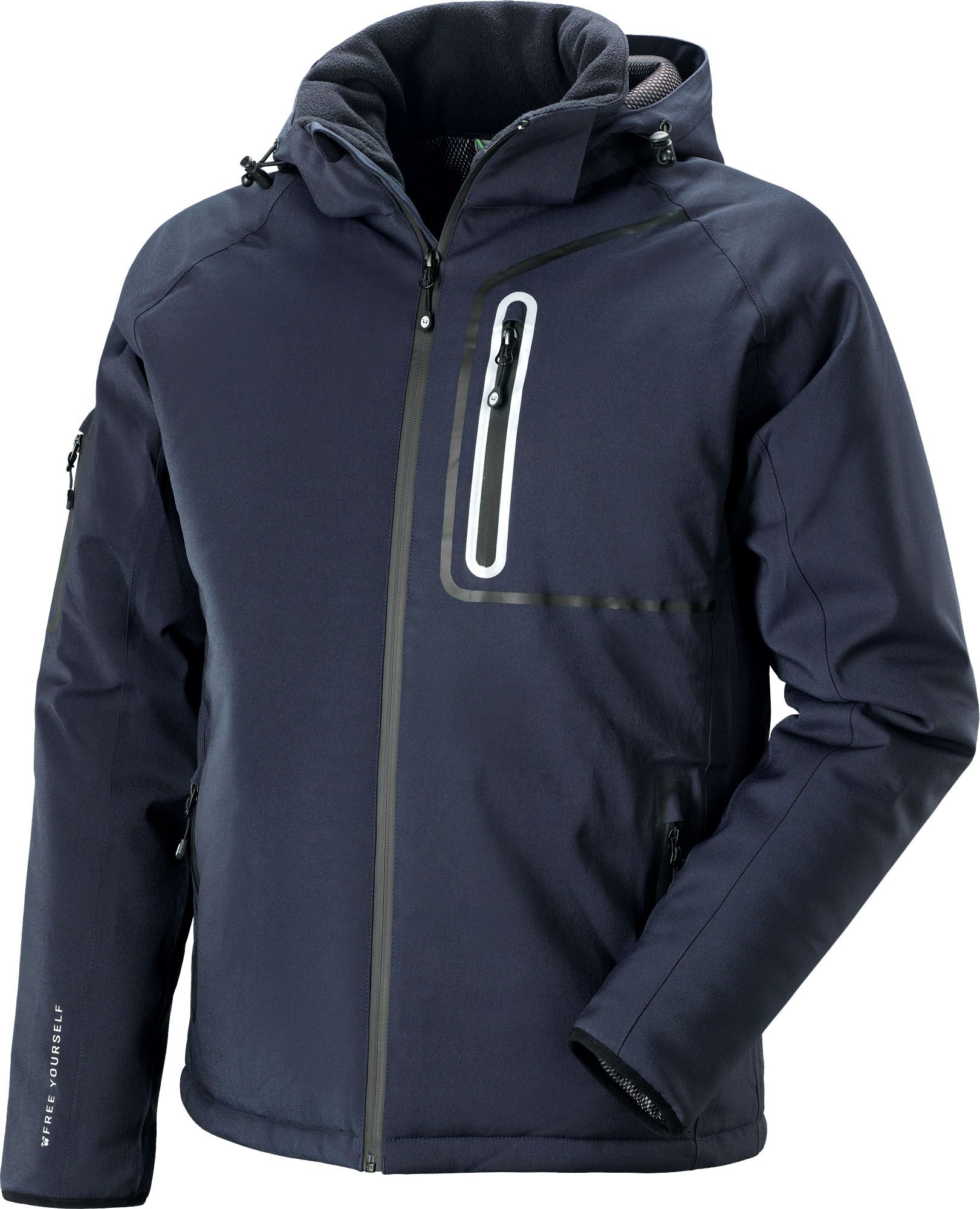 Jacket Softshell Calgary blue S – 420161