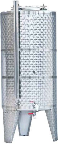 Stainless storage Tank with cooling jacket 570lt DIN40