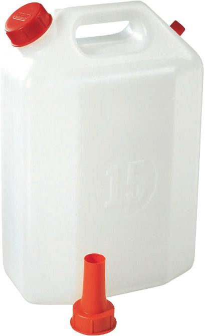 Tanica 15lt bianca con tappo versatore