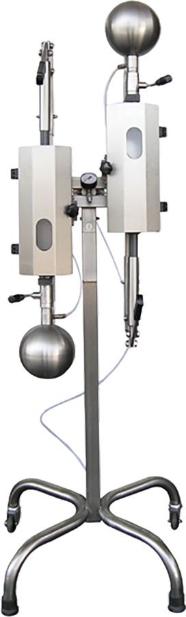 Saturatore 1+1 per carbonizzare in bottliglia CE
