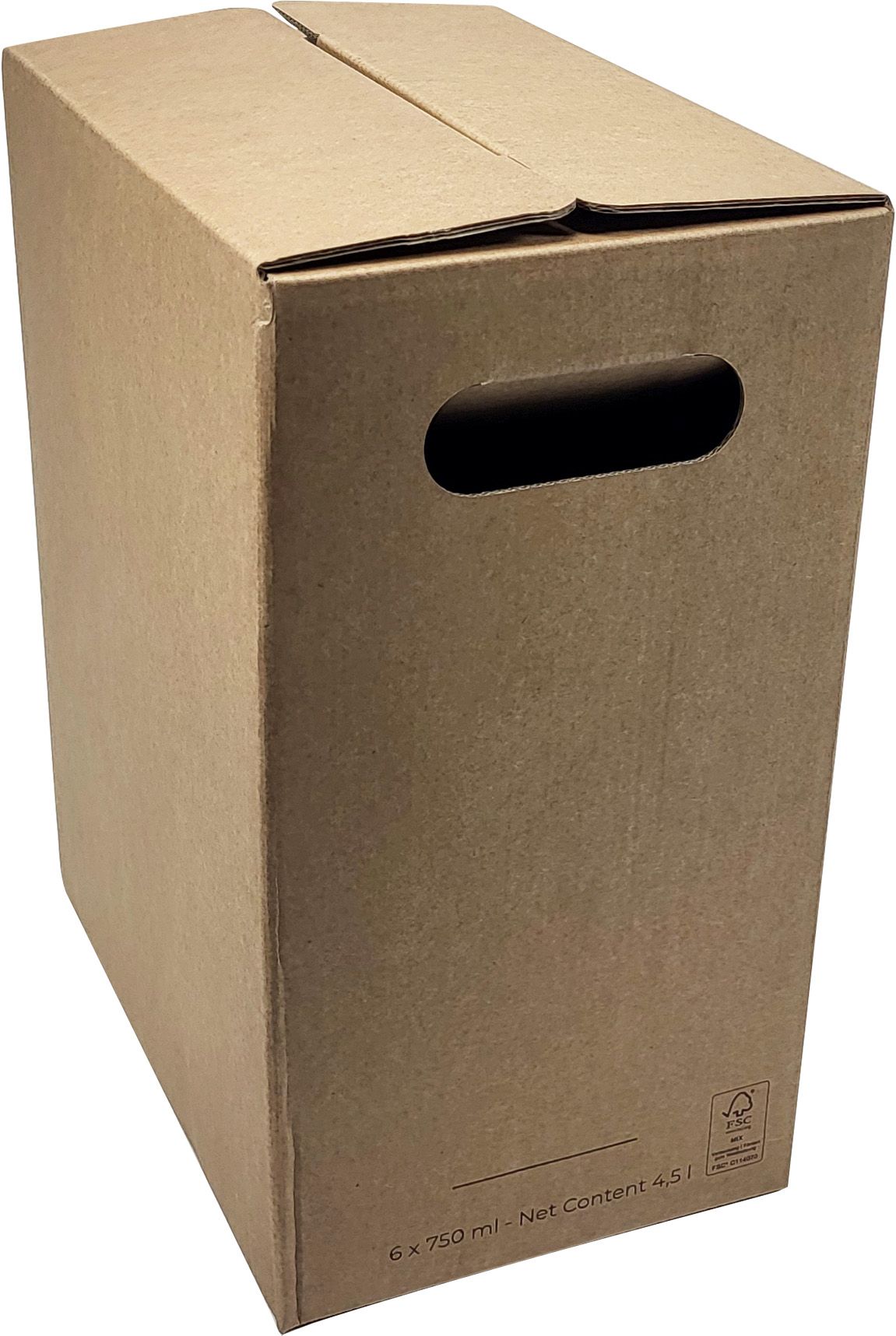 Carton wine 6 x 0,75lt Bordeaux+automatic division