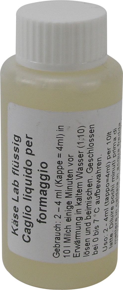 Käse Lab flüssig Bio 50gr