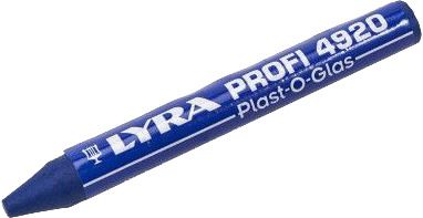 Cheese Wax pencil blue