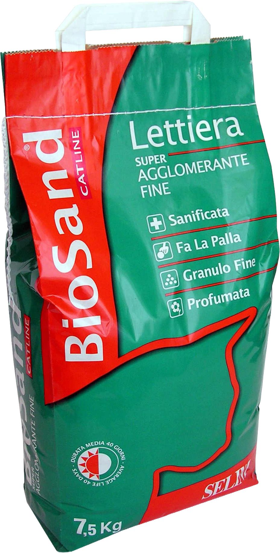 Lettiera BioSand super agglomerante fine 7,5kg