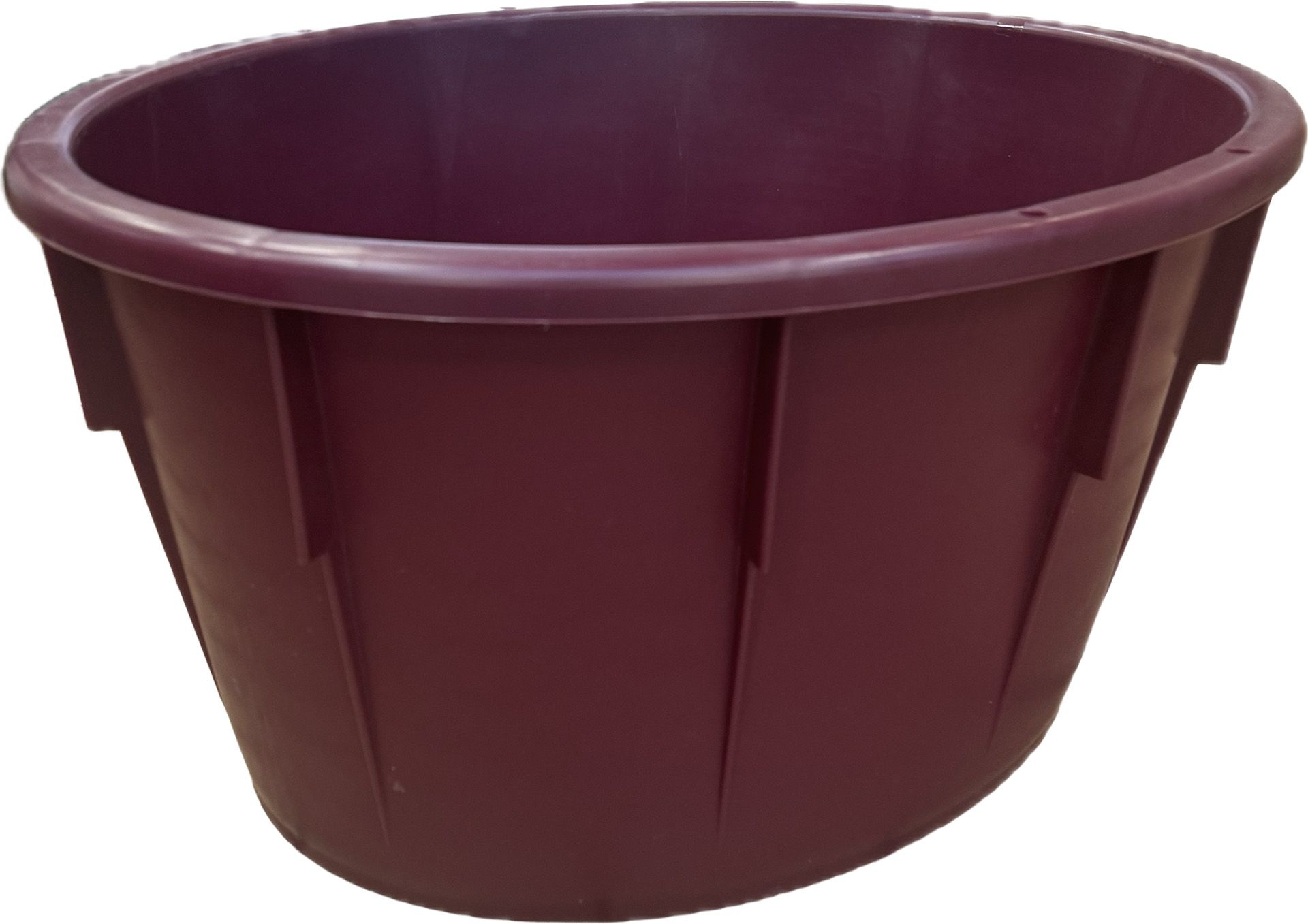 Wine tub oval 85lt 72x59x36 wine-colored