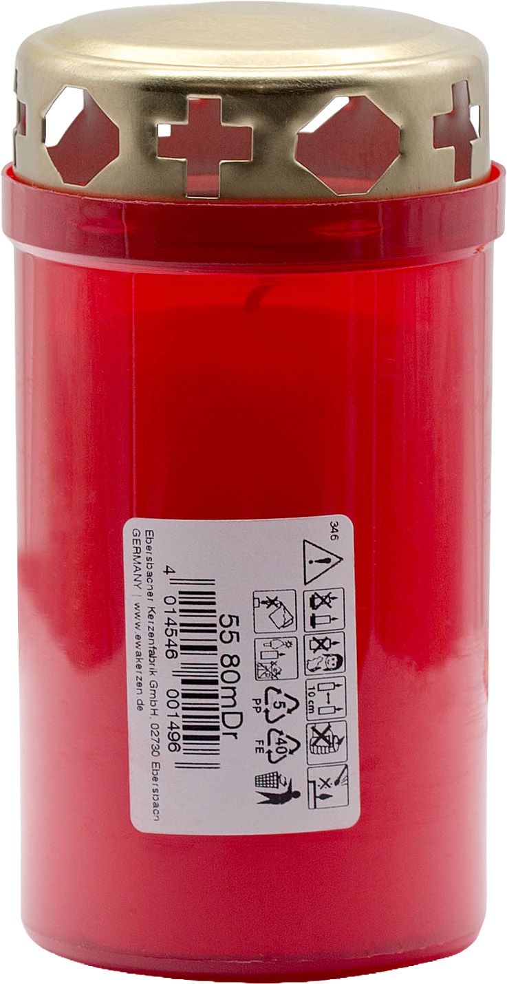 Lumino 40h rosso Ø60 H120 15/ca