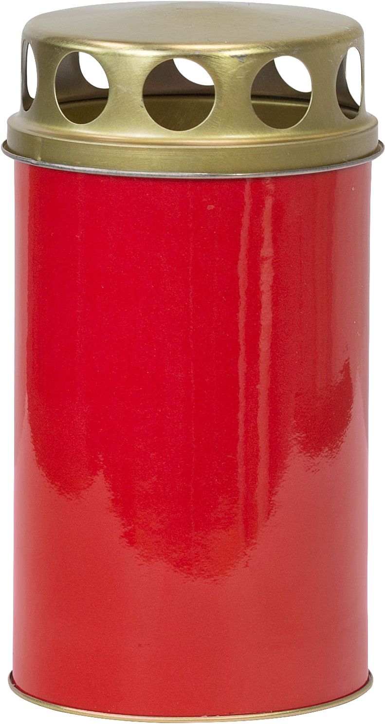 Candle grave Green-Line 45h – red, small 15/ca