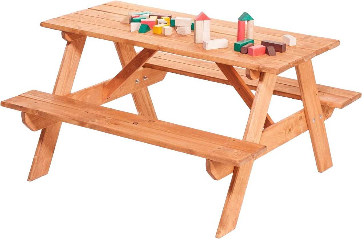 Kinder Gartentisch „Alex“ mit Bänken 118x90x55cm