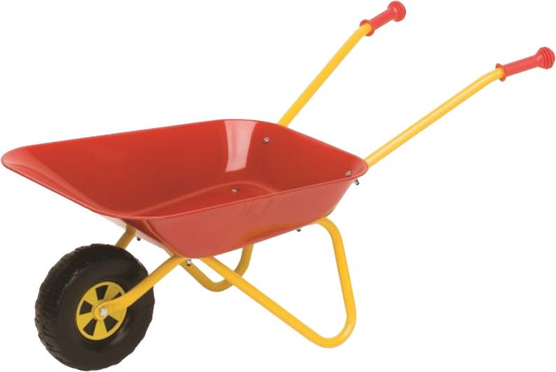 Wheelbarrow rollyMetallschubkarre red