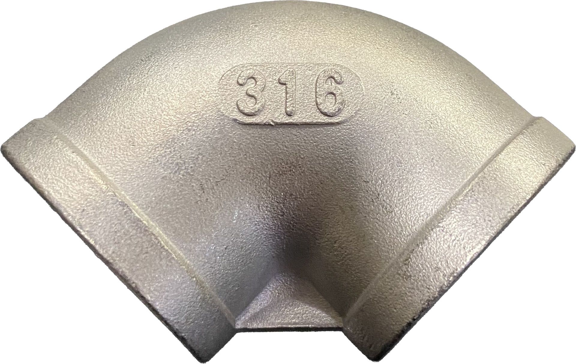 Elbow stainless steel 90° 1″ F-F