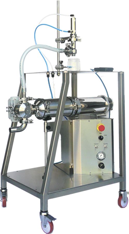 Volumetric filler viscous product 5-250cc +trolley