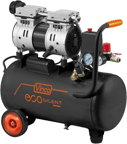 Compressor silenced 24lt 59dB 8bar 160lt/min