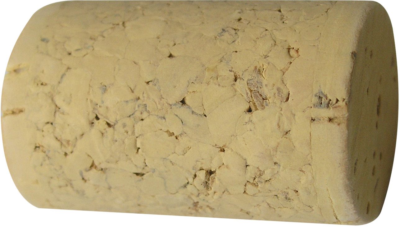 Wine cork agglomerated+discs 24×38 7/10 frutty 100pc