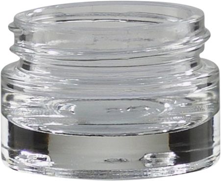 Cosmetic jar 15ml clear glass 96/ca
