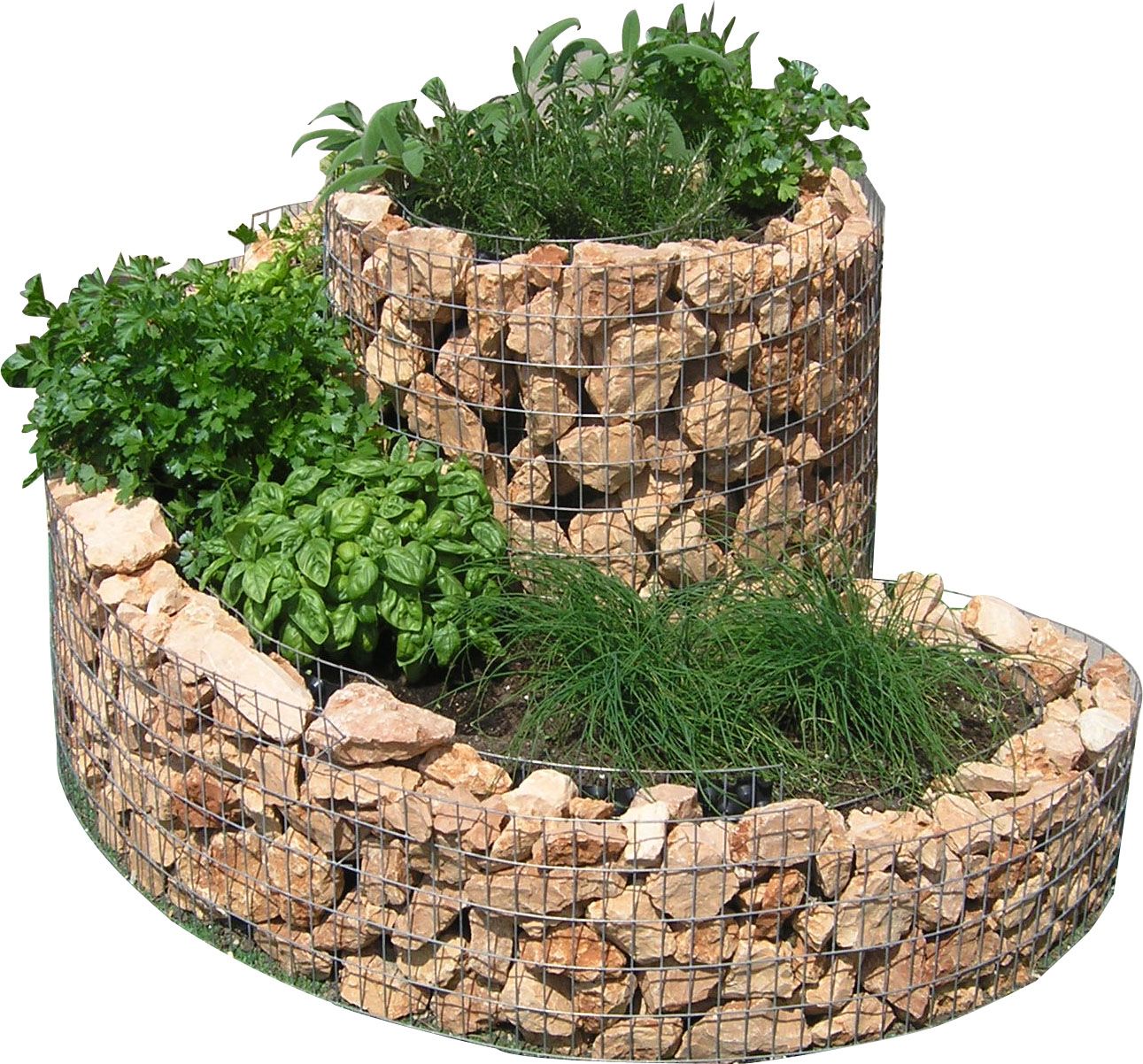 Herb spiral 130x110xH60cm Set without stones