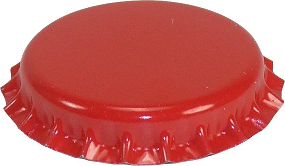Crown Caps Ø26mm 100pcs red 80x100pcs/bag