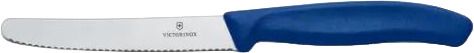 Coltello tavola e per pomodoro blu 11cm