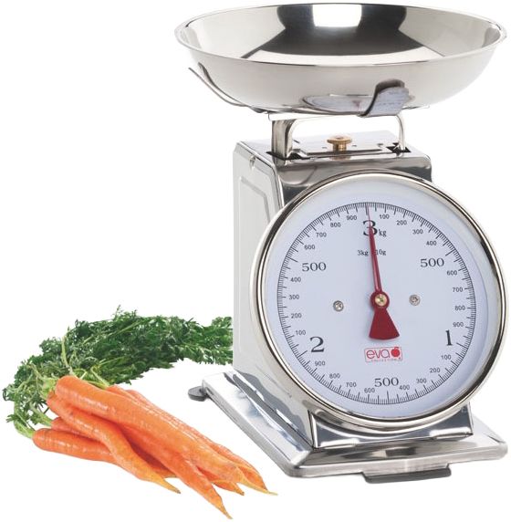 Küchenwaage Edelstahl 3kg/10gr