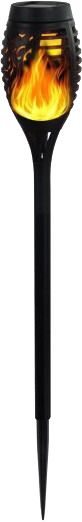 LED-Solarlampe Olympia mit Flammeneffekt 51cm