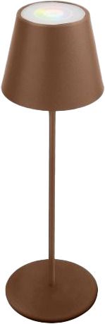 Table lamp LED Josephine touch dimmer 38cm brown