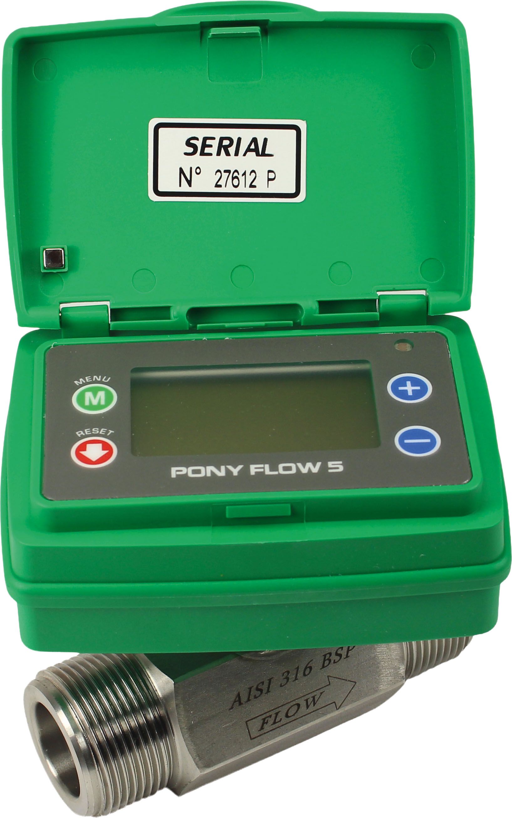 Flowmeter digital s. steel 1″1/4 10-100lt/min