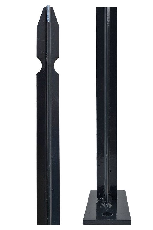 Palo T+piastra antracite H100/111cm 1,67kg