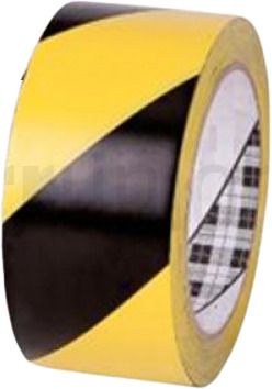 Markierband gelb/schwarz 200m
