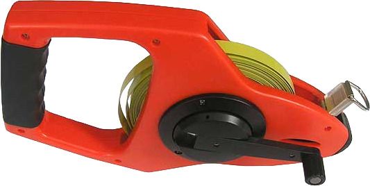 Measure Tape 50m steel blade plastic case+lever